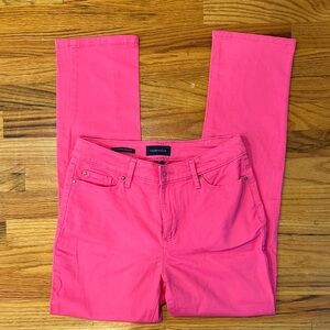 NWOT Charter Club Women's Pink Straight Leg Jeans